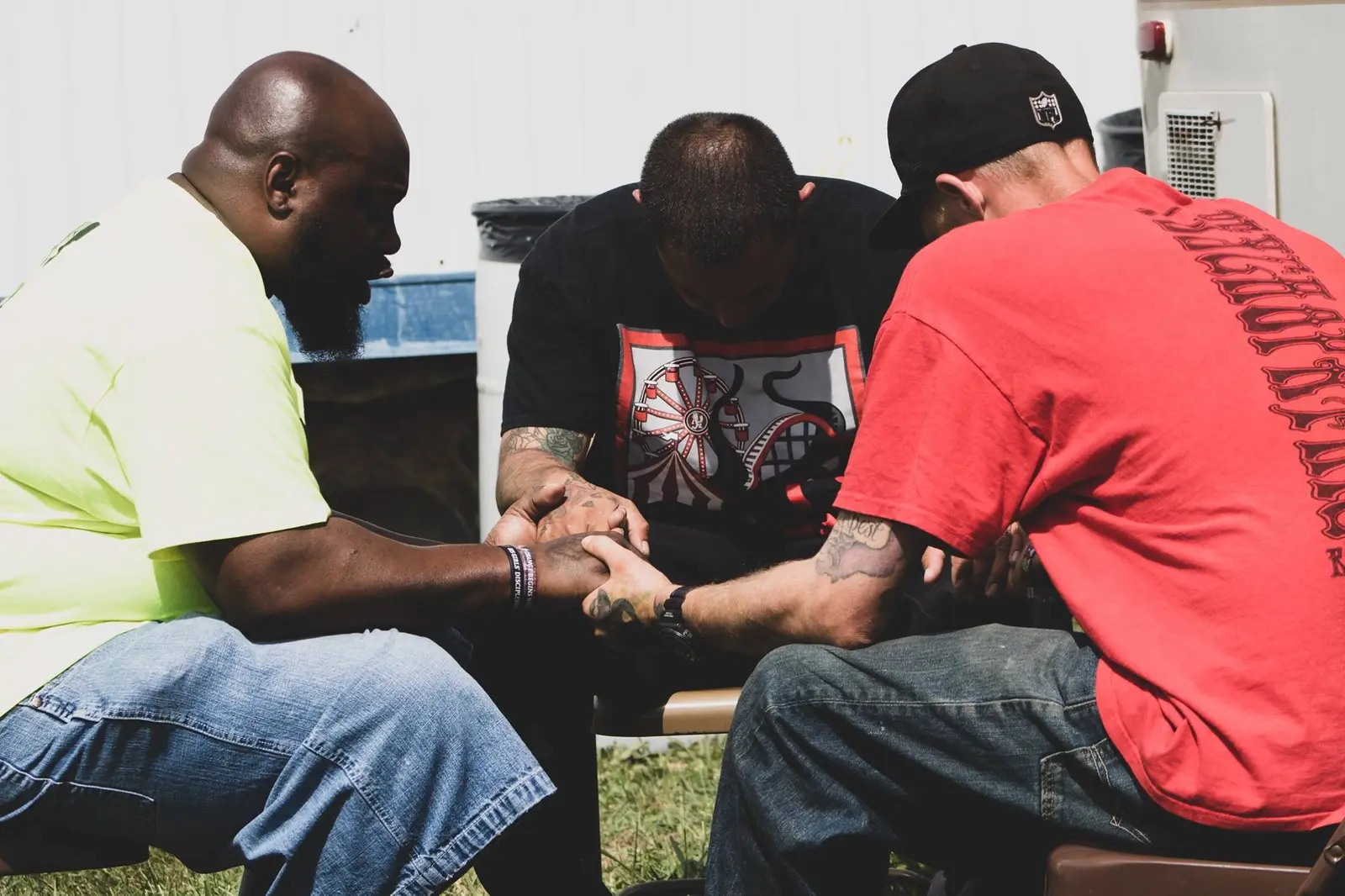 Community members receiving personal care and support